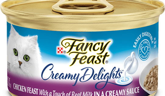 Fancy Feast Creamy Delights Chicken A Touch Of Real Milk In A Creamy Sauce